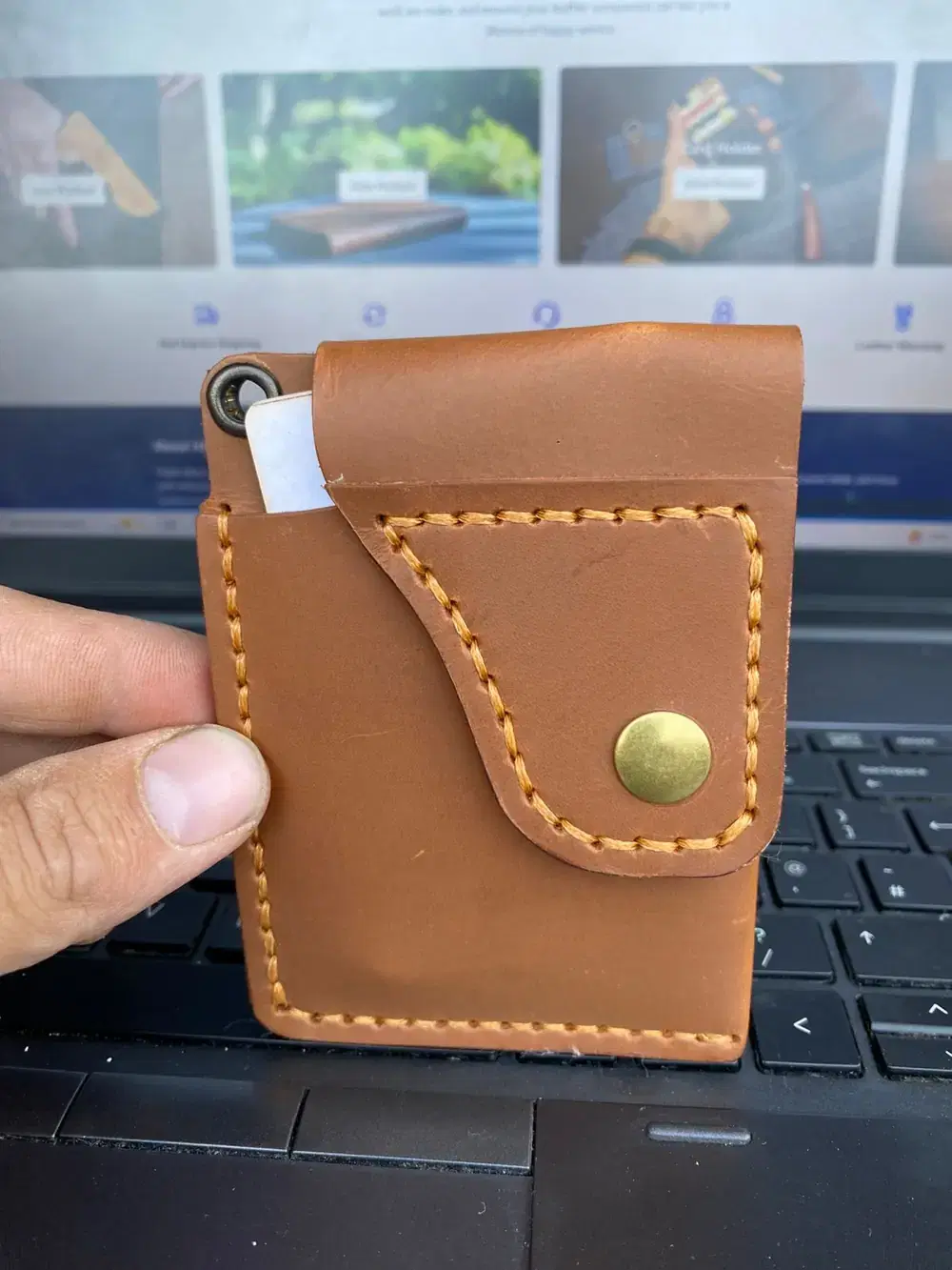 Vintage Card Holder — leather product photo 1 of 4