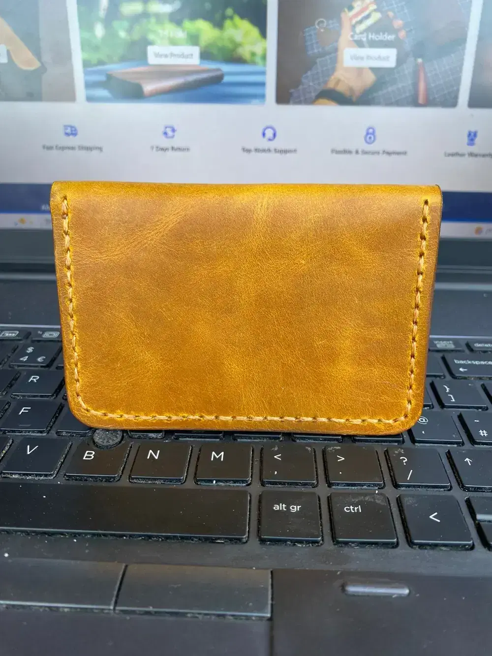 Bega Card Holder — leather product photo 2 of 2