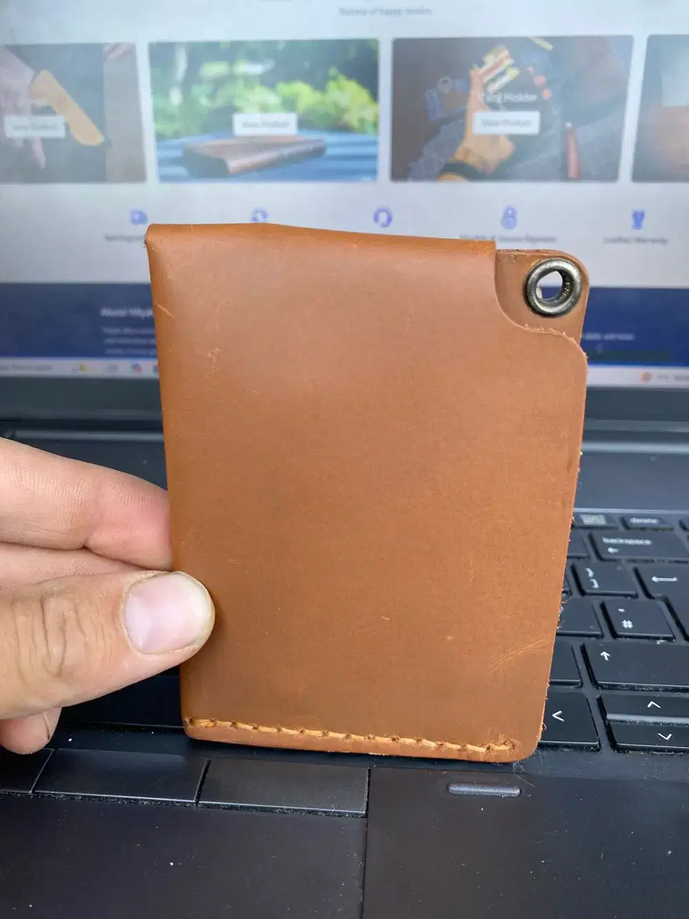 Vintage Card Holder — leather product photo 4 of 4