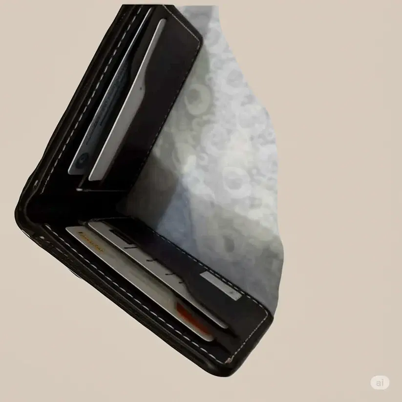 Stylish Wallet for Mens —  Black leather product — leather product photo 2