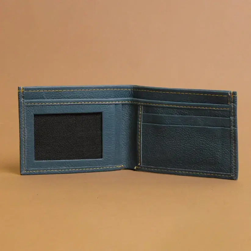 Premium Wallet for Men —  Blue leather product — leather product photo 2