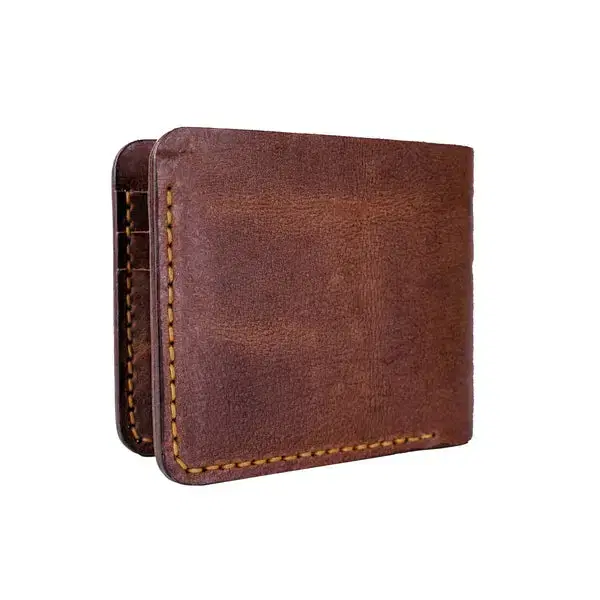 Laxioury Leather Wallet —  Brown leather product — leather product photo 2