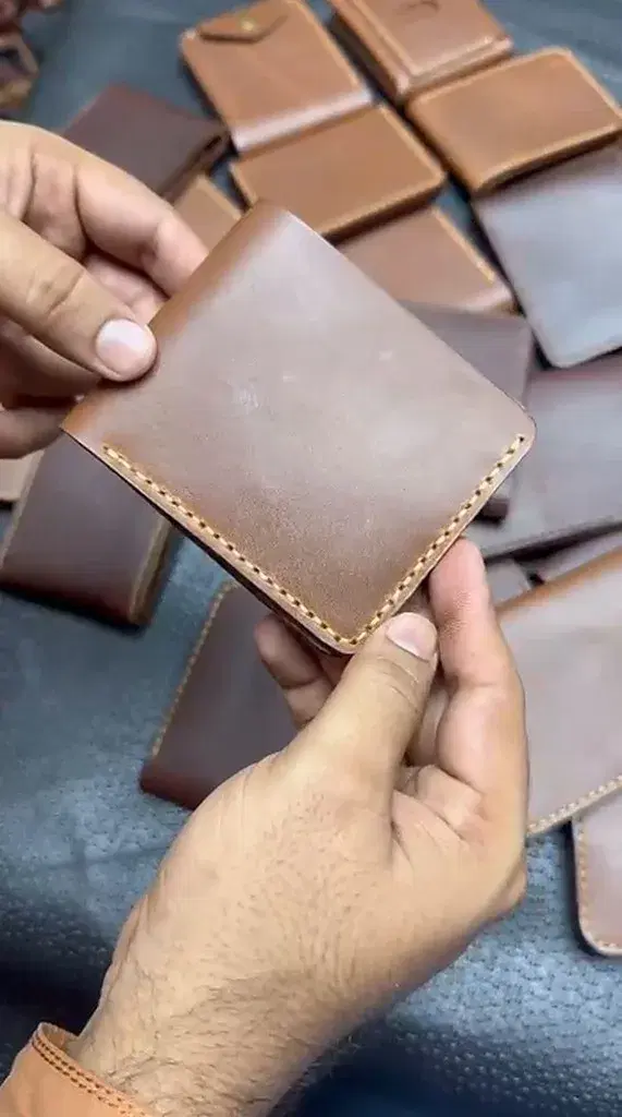 Honey Tan Slim Minimalist Bifold — leather product photo 2 of 4