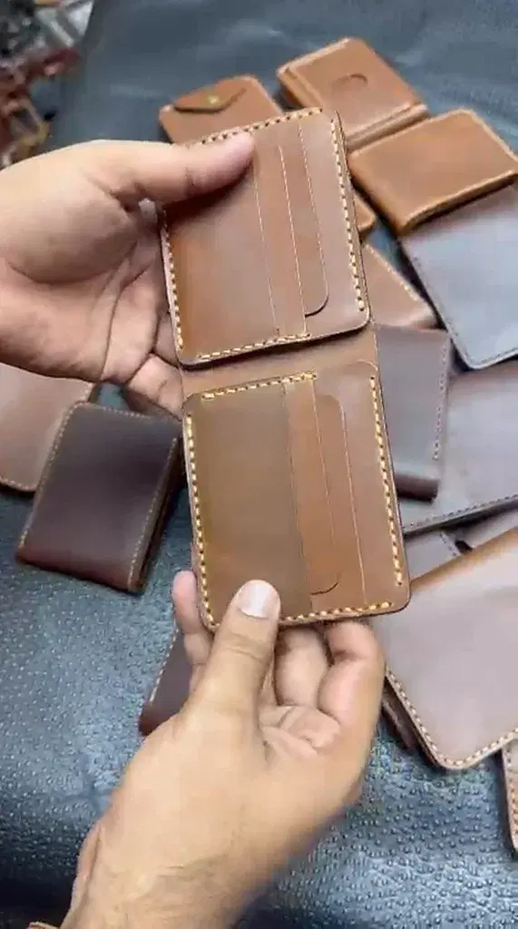 Honey Tan Slim Minimalist Bifold — leather product photo 1 of 4